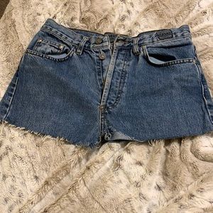 Versace shorts cut into Skirt Authentic Medusa Cutoff Customized Denim Jean